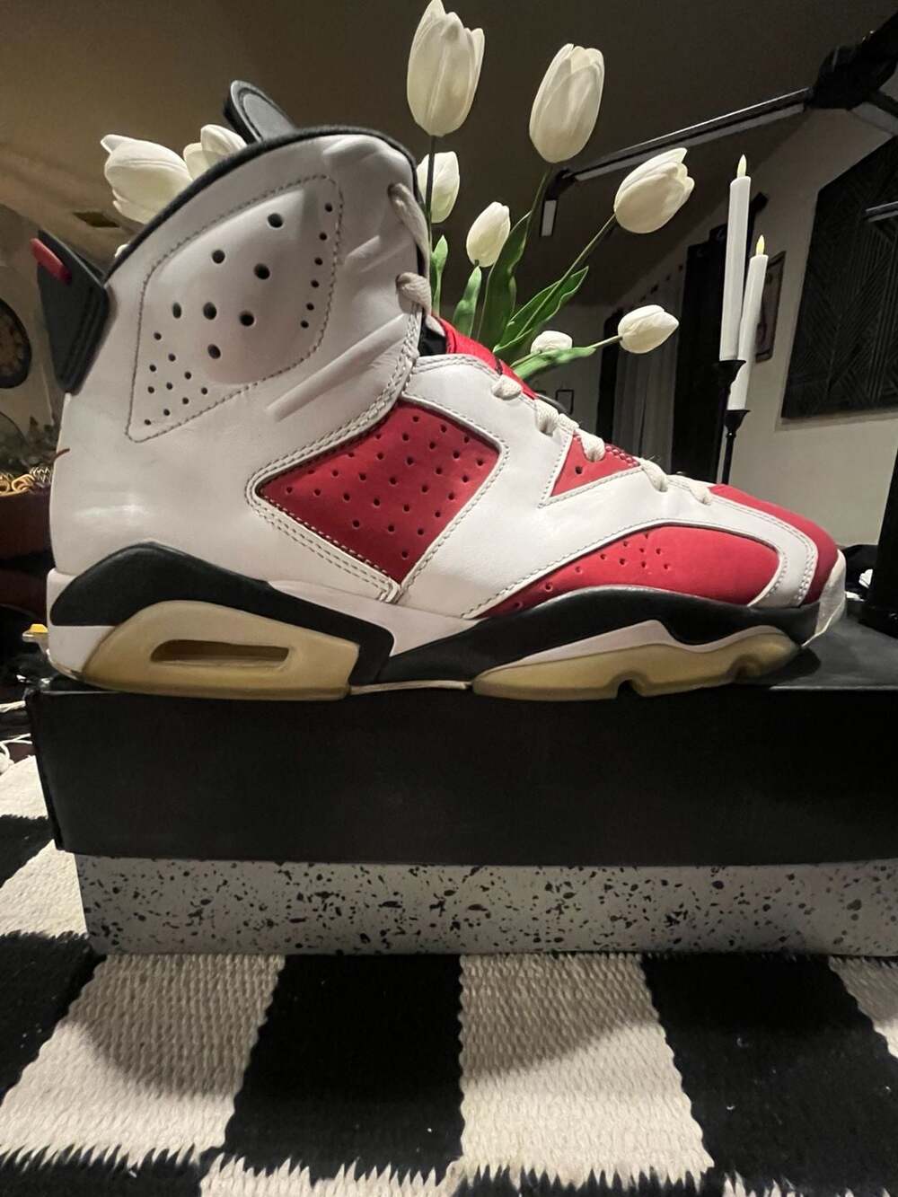 Authentic Air Jordan 6 VI Retro Carmine Countdown Pack 2008 size 10